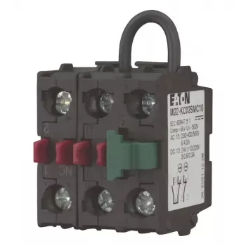 Eaton M22-KC02SMC10 kontakta elements, 2 NC, skrūvju spailes, priekšējā montāža 121720
