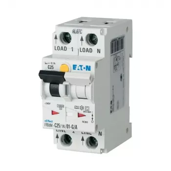 Eaton FRBDM-B16/1N/001-G/A RCBO 16A 10mA 1P+N B-raksturlīkne 230V 168251
