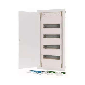 Eaton KLV-48UPP-F Iebūvējama 4 rindu 48 moduļu sadales plate, balta 178804