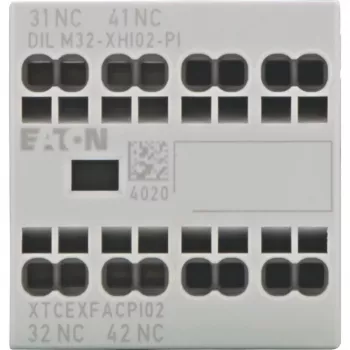 Eaton DILM32-XHI02-PI palīgkontaktu bloks, 2 NC, 4 A, priekšējā montāža 199310