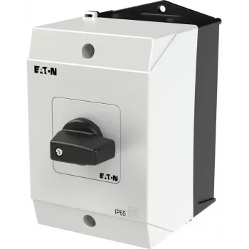 Eaton T0-4-8440/I1 3-polų kumštelinis jungiklis, 20 A, 690 V AC, IP65, melnas/baltas 207141