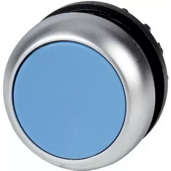 Eaton M22-DR-B pogas izpildmehānisms, zils, hromēta plastmasa, momentāns, 22,5 mm montāža 216623