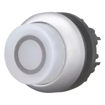 Eaton Moeller M22-DRLH-W-X0 apgaismots spiedpogas izpildmehānisms, izvirzīts, balts, momentāns, 22,5 mm 216806