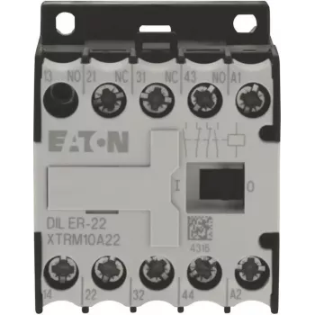 Eaton DILER-22 Mini kontaktor, 4 polu, 2NO+2NC, 24 V AC spole 010344