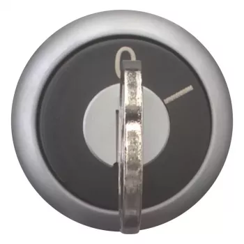 Eaton M22-WRS-MS10-A1 atslēgas vadības pārslēgs, 2 pozīcijas, fiksēts, MS10 atslēga, 22,5 mm montāža, melns/sudraba, IP66/IP67/IP69K 111776