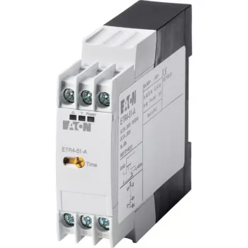 Eaton ETR4-51-A zvaigznes-trīsstūra laika relejs, 24-240V AC/DC, 3-60s, 2 CO, DIN sliedes montāža 031884