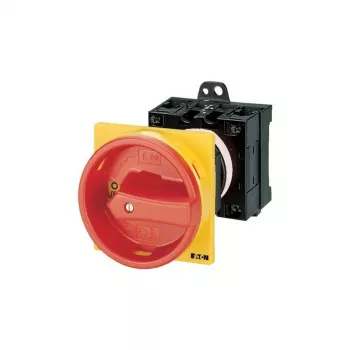 Eaton T0-2-1/V/SVB bloķējams izciļņu slēdzis 20 A 1-polārs 90° sarkans/dzeltens