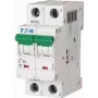 Eaton PXL-B6/2 miniatūras automātiskais slēdzis (MCB), 2 polu, B raksturlīkne, 6 A, 10 kA, DIN sliedes 236225