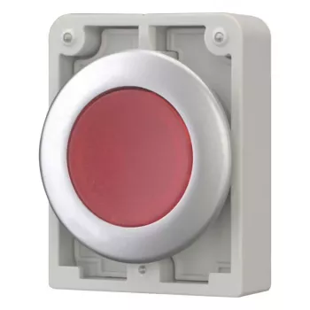 Eaton M30C-FDL-R plakans apaļš hromēts sarkans spiedpogas izpildmehānisms 182926
