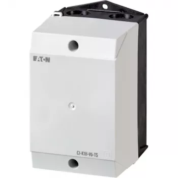 Eaton CI-K1H tukšs korpuss DIN sliedes montāžai, 80 x 120 x 95 mm, gaiši pelēks/melns, IP65 105853