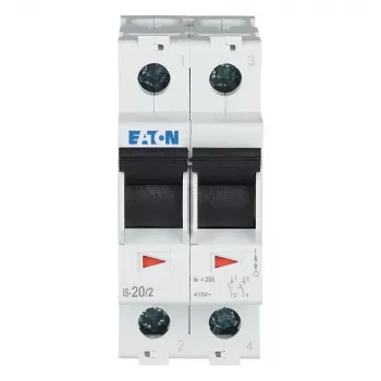 Eaton 2-polų pagrindinis jungiklis 20 A 230 V pilkas 276259