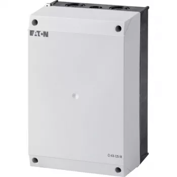 Eaton CI-K4-125 tukšs korpuss montāžas plāksnei, 160 x 240 x 125 mm, gaiši pelēks (RAL 7035), polikarbonāts, IP65, IK08 206897