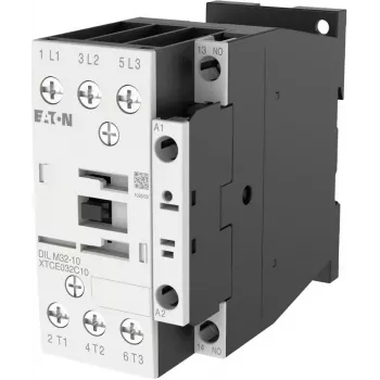 Eaton DILM32-10 24V 50Hz 3-polų kontaktinė relė, 32A, 1NO+1NC, varžtiniai gnybtai, DIN bėgelis 277247