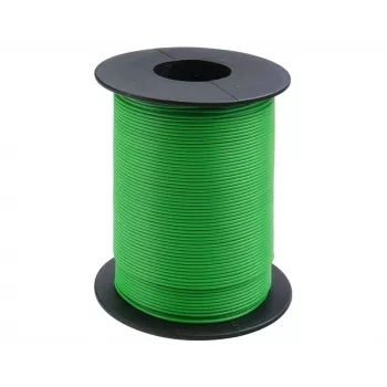 Donau Elektronik 105-4-100 Montāžas vads 0,20 mm² Zaļš 100 m