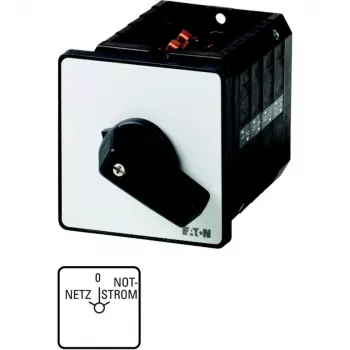 Eaton T5B-4-8902/E 4 polu rotācijas vadības slēdzis, 32 A, 690 V AC, melns/balts 207430