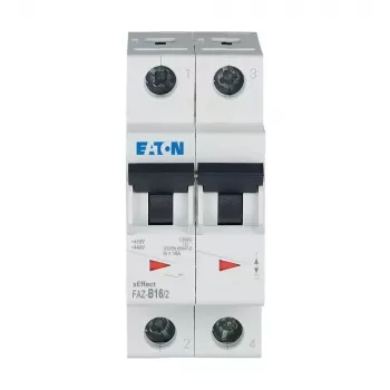 Eaton FAZ-B16/2 miniatūrais automātslēdzis (MCB), 2 polu, 16 A, B tipa