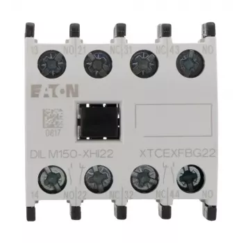 Eaton DILM150-XHI22 palīgkontaktu bloks, 2NO+2NC, priekšējā montāža, skrūvju spailes 277950