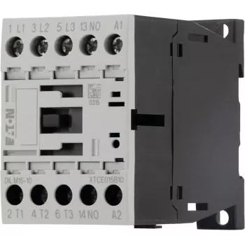 Eaton DILM15-10 jaudas kontaktors, 3 polu, 230 V AC 50 Hz / 240 V AC 60 Hz spole, 1 NO palīgkontakts, 15 A 290058