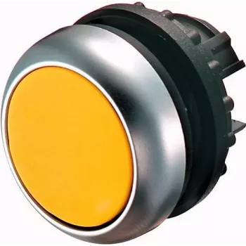 Eaton M22-DL-Y dzeltena iegremdēta spiedpogas actuators, titāna apmale, 22,5 mm 216929