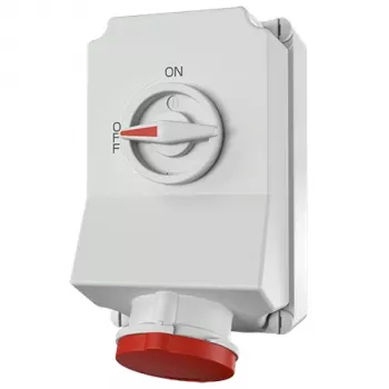MENNEKES DUO sienas kontaktligzda 63A 5-poliem 6h 400V IP44 5959A