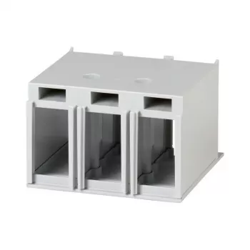 Eaton 260038 spaiļu pārsegs NZM2 3 polu automātslēdžiem, BG2 rāmis, pelēks