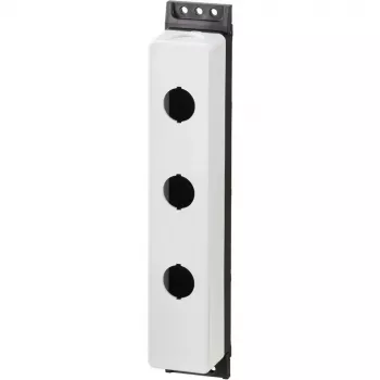 Eaton M22-FI3 virsmas montāžas korpuss, 3 pozīcijas, pelēka plastmasa, IP66/IP67/IP69K