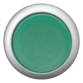 Eaton M22-DRLH-G paaugstināts zaļš spiedpogas izpildmehānisms, tukšs, 22,5 mm 216796
