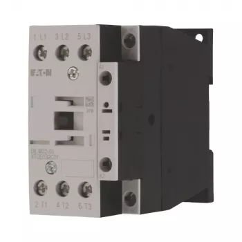 Eaton DILM32-01(RDC24) jaudas kontaktors, 3 polu, 32 A, 24-27 V līdzstrāvas spole, 1 NC palīgkontakts 277306