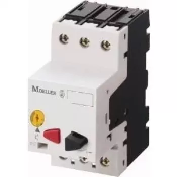 EATON PKZM01-6.3 Motoru aizsardzības automātslēdzis, 6,3 A, 3 polu, ar pogu, 2,2 kW pie 400 V 278483
