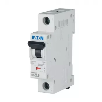 Eaton FAZ-C0.5/1 miniatūras automātiskais slēdzis (MCB) 1-polārs C 0,5A 10kA 278544