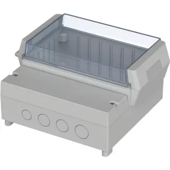 Bopla RCP 1600 kontrollera korpuss 166 x 161 x 93 mm gaiši pelēks ABS/polikarbonāts 41160109