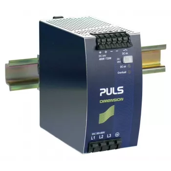PULS DIMENSION QT20.241 3 fāžu barošanas bloks DIN sliedei, 24 V DC, 20 A