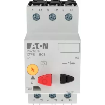 EATON PKZM01-16 Motoru aizsardzības automātslēdzis, 16 A, 7,5 kW, 3-pol, ar pogu 283390
