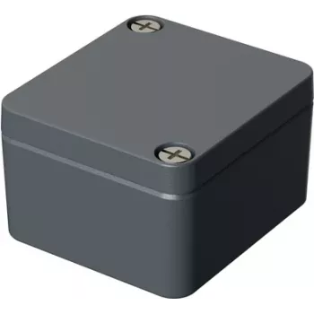 BOPLA Universāls korpuss alumīnija sudraba pelēks (RAL 7001) 50 x 45 x 30 A 100 1 gab. (01100000.MT1)