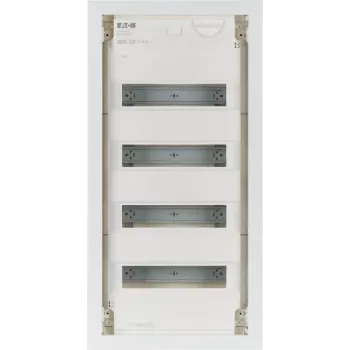 Eaton KLV-48HWP-F Iebūvējams sadales skapis, 4 rindas, 48 moduļi, balts tērauda durvis 178812