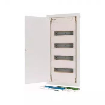 Eaton KLV-48HWP-F Iebūvējams sadales skapis, 4 rindas, 48 moduļi, balts tērauda durvis 178812
