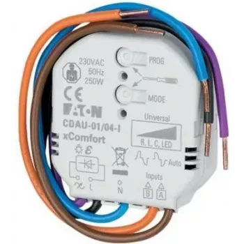 Eaton xComfort CDAU-01/04-I bezvadu dimmera izpildmehānisms, iegremdējami uzstādāms, 1 kanāls, 400W 182444