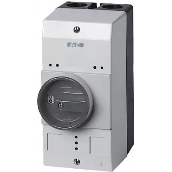 Eaton CI-PKZ0-GM tukšs korpuss ar rotējošo slēdzi, 158 x 80 x 126 mm, melns/pelēks 260089