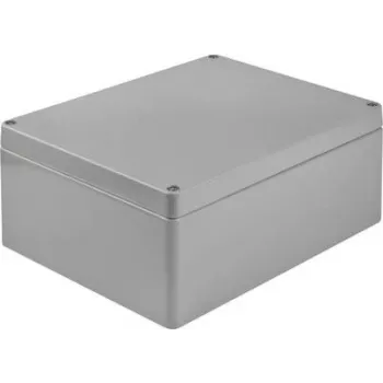 Bopla A-Series universālais korpuss 400 x 230 x 111 mm, alumīnijs, sudrabbalts RAL 7001 01168000.H