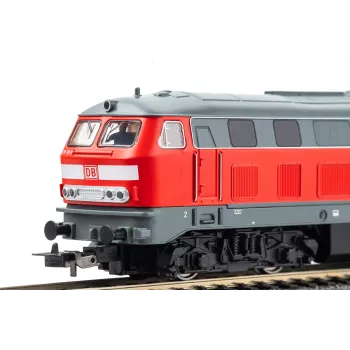 PIKO 57032 Bērnu starta komplekts kravas vilciens BR 218 DB AG ar diviem atvērtiem Eaos vagoniem