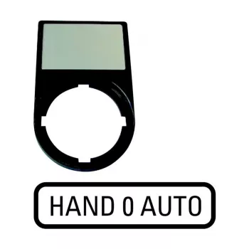 Eaton M22S-ST-D12 apzīmējumu plāksnīte slēdžiem, 0-1, balta 216493