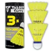 TALBOT torro Tech 350 neilona badmintona volāns, vidējs ātrums, dzeltens/zils, 1 gabals 479113