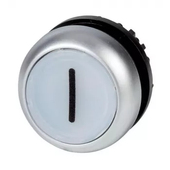 Eaton M22-DL-W-X1 Iebūvējams spiedpogas izpildmehānisms, balts, metāla apmale, 22,5 mm 216942
