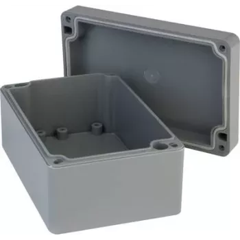 Bopla universālais korpuss 125 x 80 x 57 mm poliamīds sudraba pelēks RAL 7001 PK 110 38110000