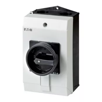Eaton P1-25/I2H/SVB-SW/HI11 3-polų pagrindinis jungiklis 25A IP65 viršutinio montavimo juodas/pilkas 227862