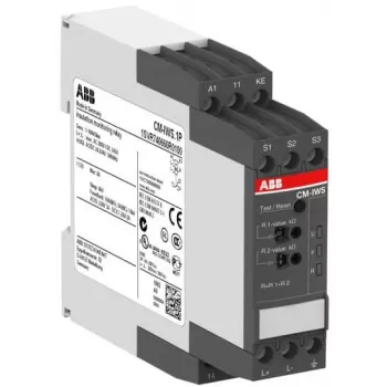 ABB CM-IWS.1P Izolācijas kontroles relejs, 24-240 V AC/DC, 1-100 kΩ, 1 SPDT 1SVR740660R0100