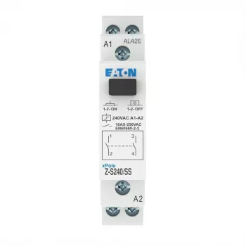 EATON Z-S240/SS impulsa slēdzis, DIN sliedei, 2 NO, 16 A, 240 V AC spole 265269