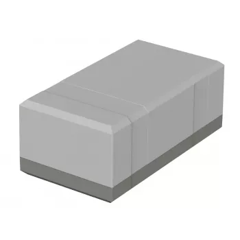 BOPLA galda korpuss 150 x 82 x 60 mm polistirols gaiši pelēks RAL 7035 Elegant EG (32156002)