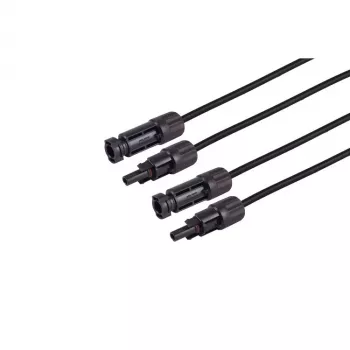 S CONN MAXIMUM CONNECTIVITY PV4 pagarinājuma kabelis 4mm² 2m melns (2 gab.) 02-32035