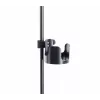 K&M 16018-000-55 Dzērienu turētājs statīviem, skrūvējams stiprinājums, piemērots caurulēm līdz 30 mm, tur krūzes līdz 85 mm, melns